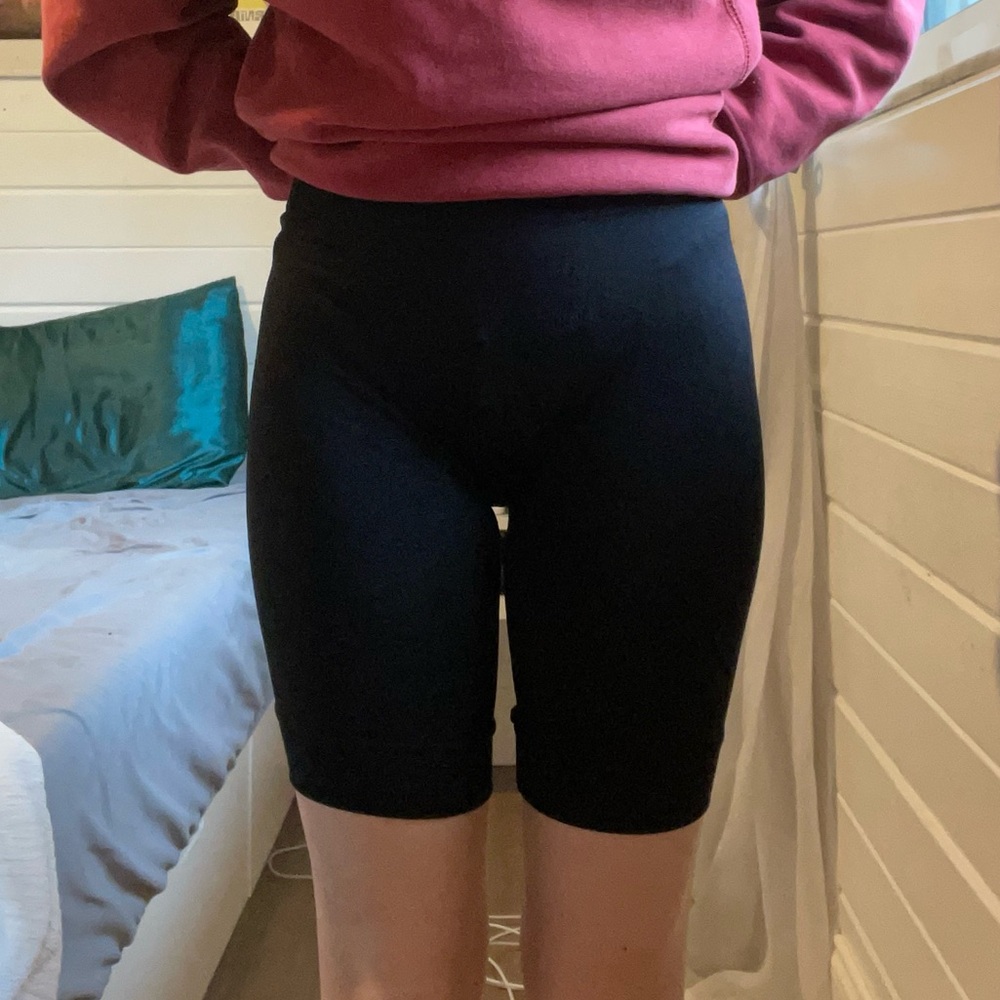 Black Biker shorts - perfect for exercise